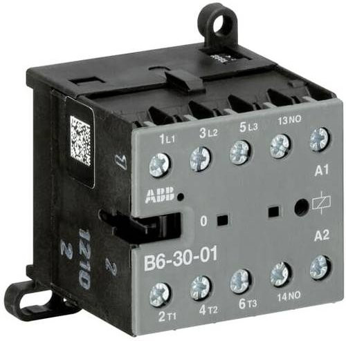 ABB B6-30-01-01 Schalter mit 4 Schließern und 1 Schließer, 24V, 20A, Schwarz - Bild 1