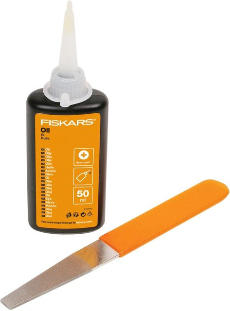 Fiskars Pflegeset für Gartenschneidgeräte aus Stahl - Bild 1