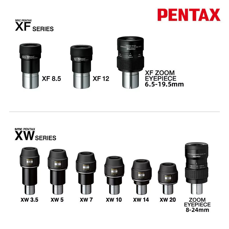 Pentax XW/XF Serie Ultraweitwinkel-Astronomie-Okular für Teleskope in Schwarz - Bild 2