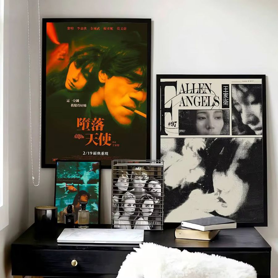 Wasserfester selbstklebender Leinwand-Papieraufkleber Fallen Angels 1995 Wong Kar Wai Filmplakat Kunstdekor - Bild 4