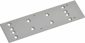 Dorma Montageplatte für TS 73V in Silber mit universeller Lochgruppe - Bild 1