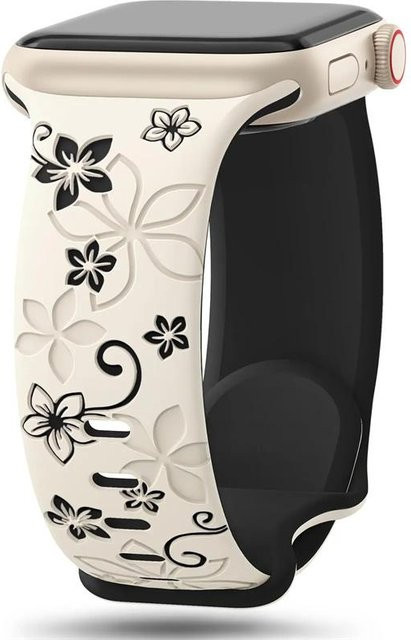Reggo Uhrenarmband Silikon, Schwarz, Unisex - Bild 1