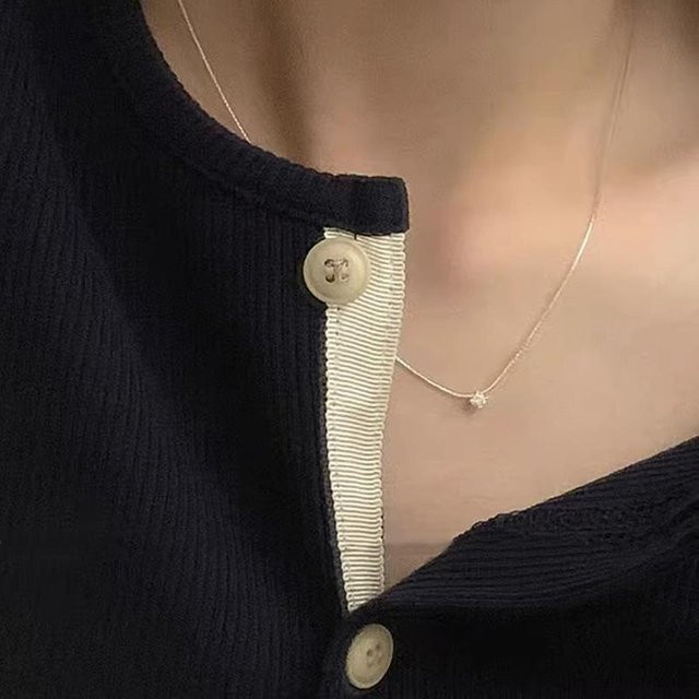 Lucky Star Jewelry Halskette Edelstahl, Zirkon, Damen - Bild 1