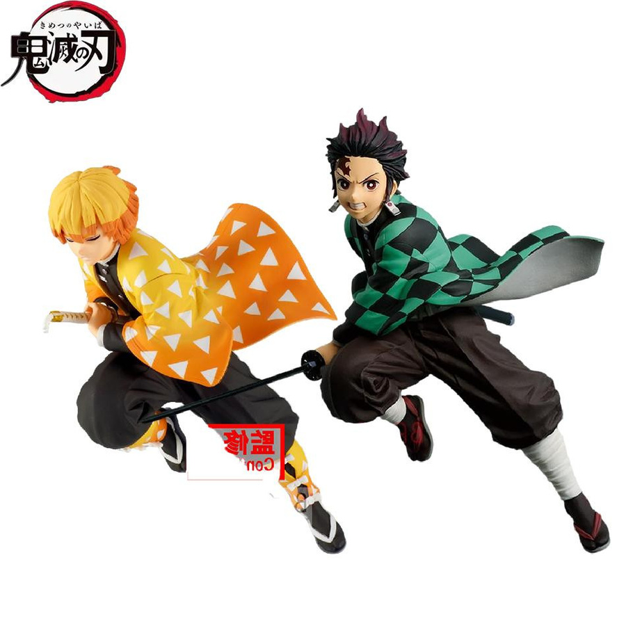 Yiran toy 1 Demon Slayer Kimetsu no Yaiba Kamado Tanjirou Agatsuma Zenitsu Actionfigur Anime Modell Statue ab 3-6 Jahren - Bild 2