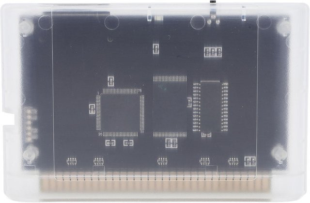 Igeteck Professional 3000 in 1 Spielvideokassette für Genesis mit 8GB Speicherkarte in transparentem Weiß - Bild 1