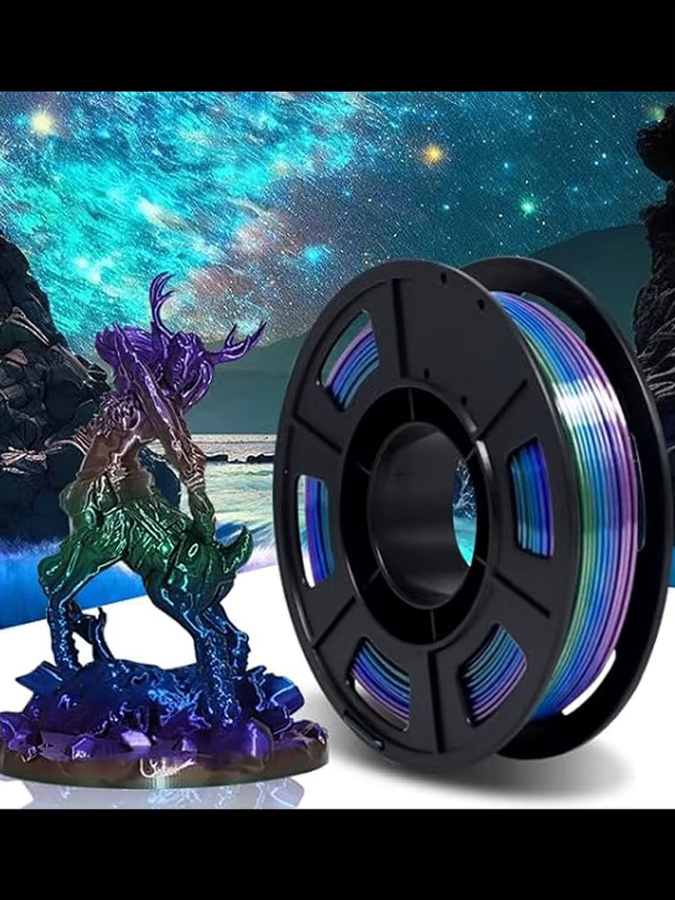 MANLANG Regenbogen PLA Filament 1,75 mm Multicolor für FDM 3D-Drucker - Bild 6