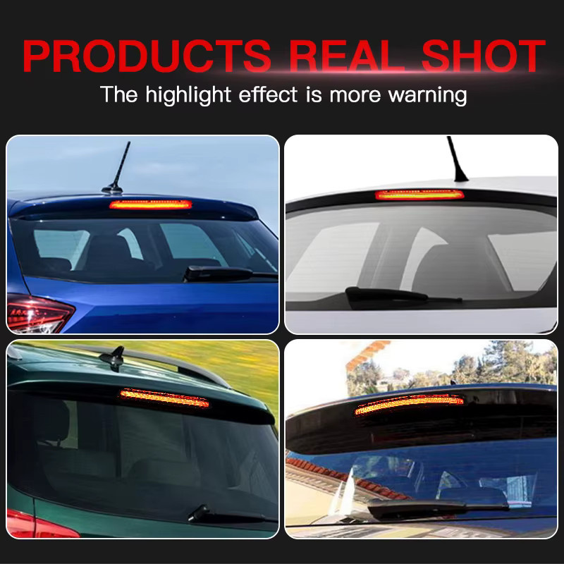 SAARMAT LED Bremsleuchte hinten High Level für Seat Ibiza 2008-2014 und Leon 2008-2015 in Rot - Bild 4