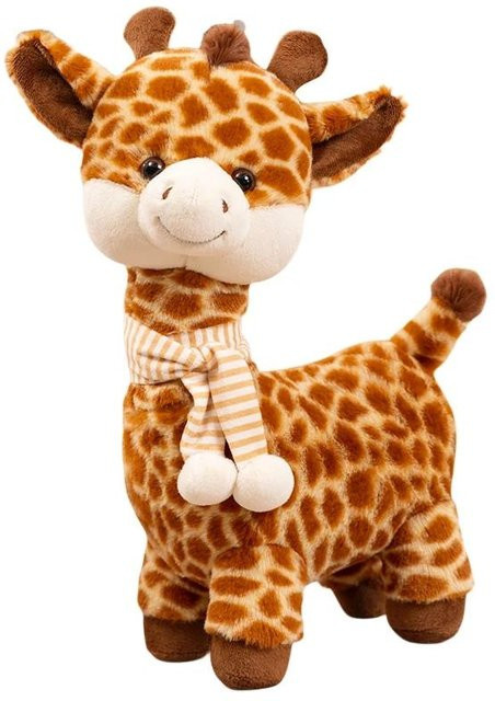 Kidsly Giraffe Plüschtier, Weiches Plüsch Stofftier, 45cm, dunkle khaki - Bild 1