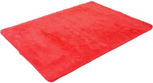 MCW Teppich F69 in Rot aus Polyester mit rutschfester Unterseite, Breite: 160 cm, Tiefe: 120 cm - Bild 1