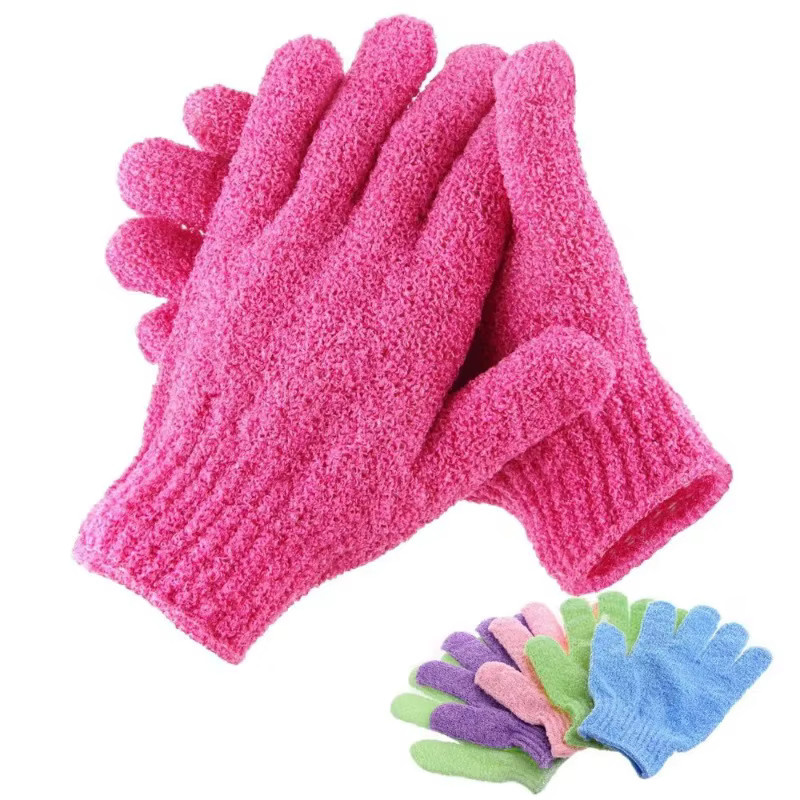 Peeling-Handschuhe und Massage-Schwamm Set, 2 Teile, Unisex - Bild 2