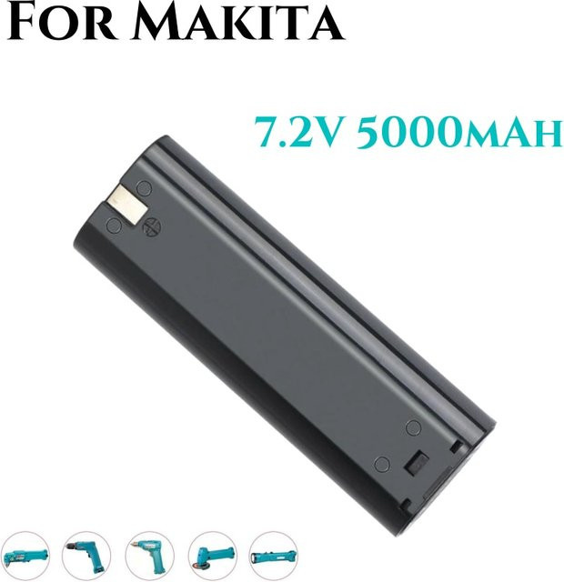 Makita Akku-Batterie 7,2 V 5000mAh in Schwarz für Elektrowerkzeuge - Bild 1