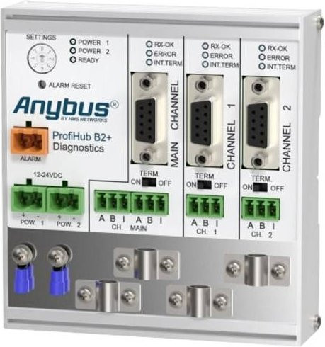 Anybus Repeater ProfiHub B2+R in Weiß mit 12 V/DC Betriebsspannung - Bild 1