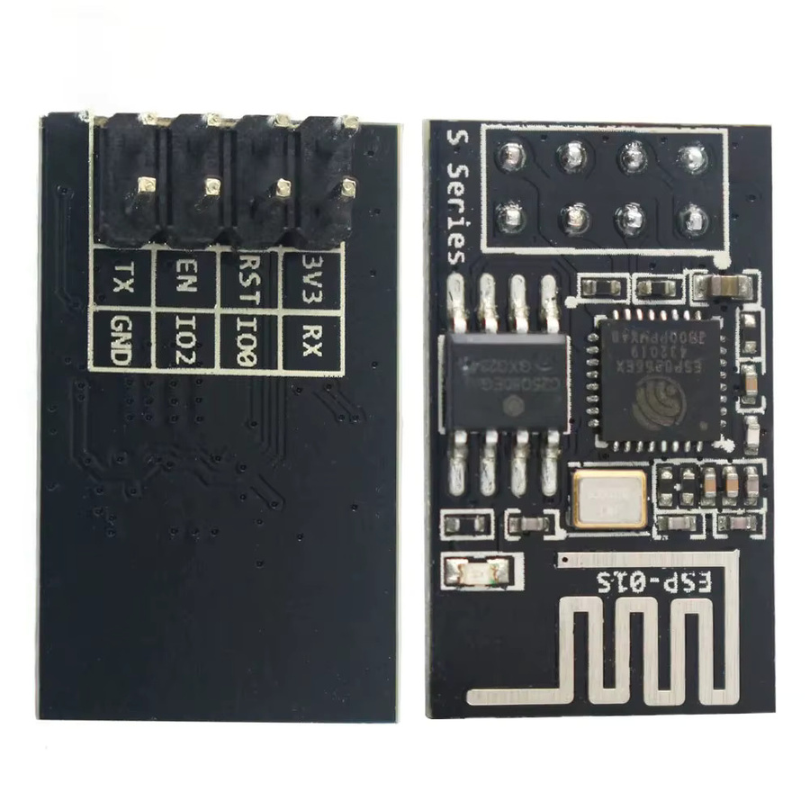 ESP-01 ESP-01S ESP8266 Seriell zu WIFI Modul Transceiver Empfänger in Schwarz für Arduino - Bild 3
