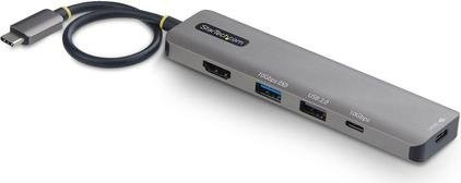 Startech USB-C Multiport Adapter Grau mit 4K 60Hz HDMI, 140W PD und 10Gbps USB-A Anschlüssen - Bild 1