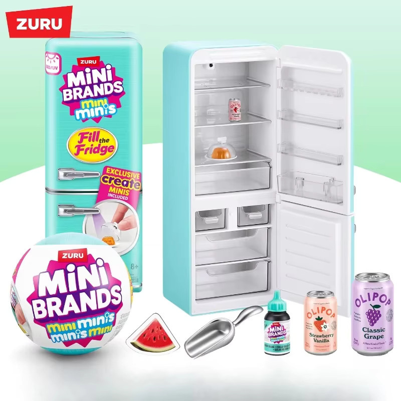Re-ment Mini Brands Mini-Kühlschrank, Miniatur-Figur, Einzelfigur - Bild 3