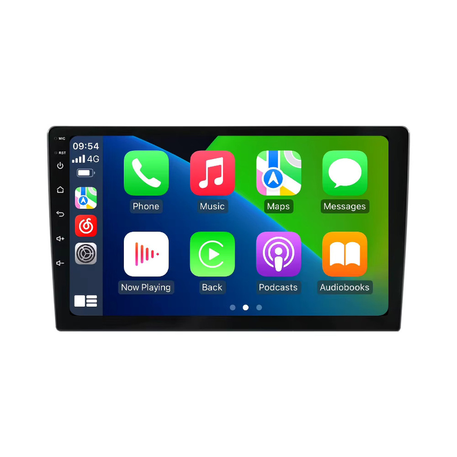 NaviTree Android 14 2Din Auto Radio Multimedia Video Player mit DVR Monitor und Rückfahrkamera Display Bildschirm, CarPlay, Schwarz, Universal Host - Bild 7
