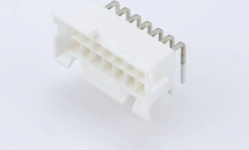 Molex Einbau-Buchsenleiste Standard 14-polig in Weiß - Bild 1