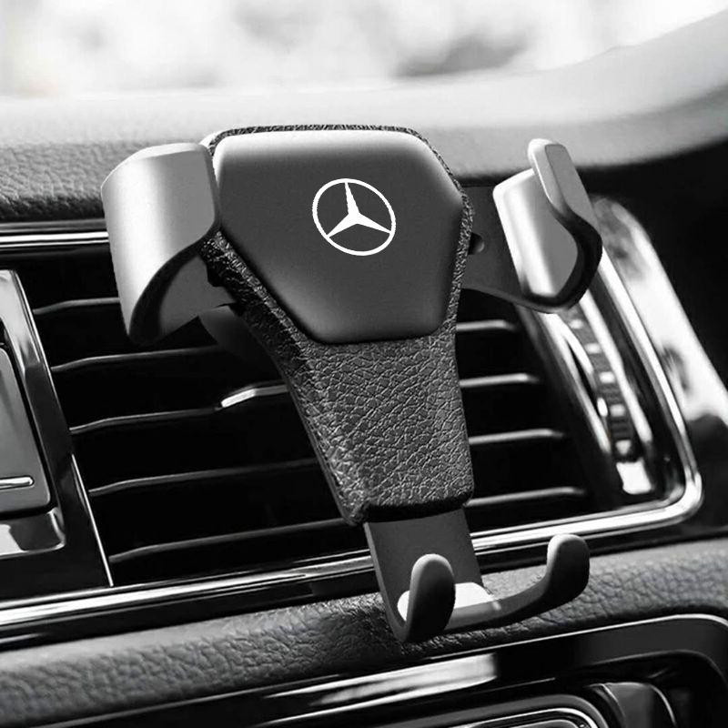 Auto Goods 1 Handyhalterung für Mercedes-Benz W204 W212 W176 GLC CLA GLA E C G M R S Klasse AMG in Schwarz - Bild 5