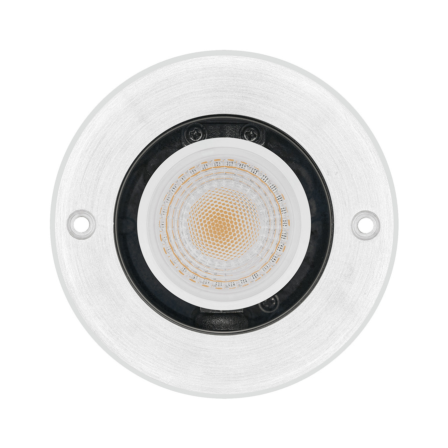 Luxvenum Bodeneinbauleuchte Area LED in Edelstahl Silber, IP67, 7W, dimm2warm, schwenkbar - Bild 1