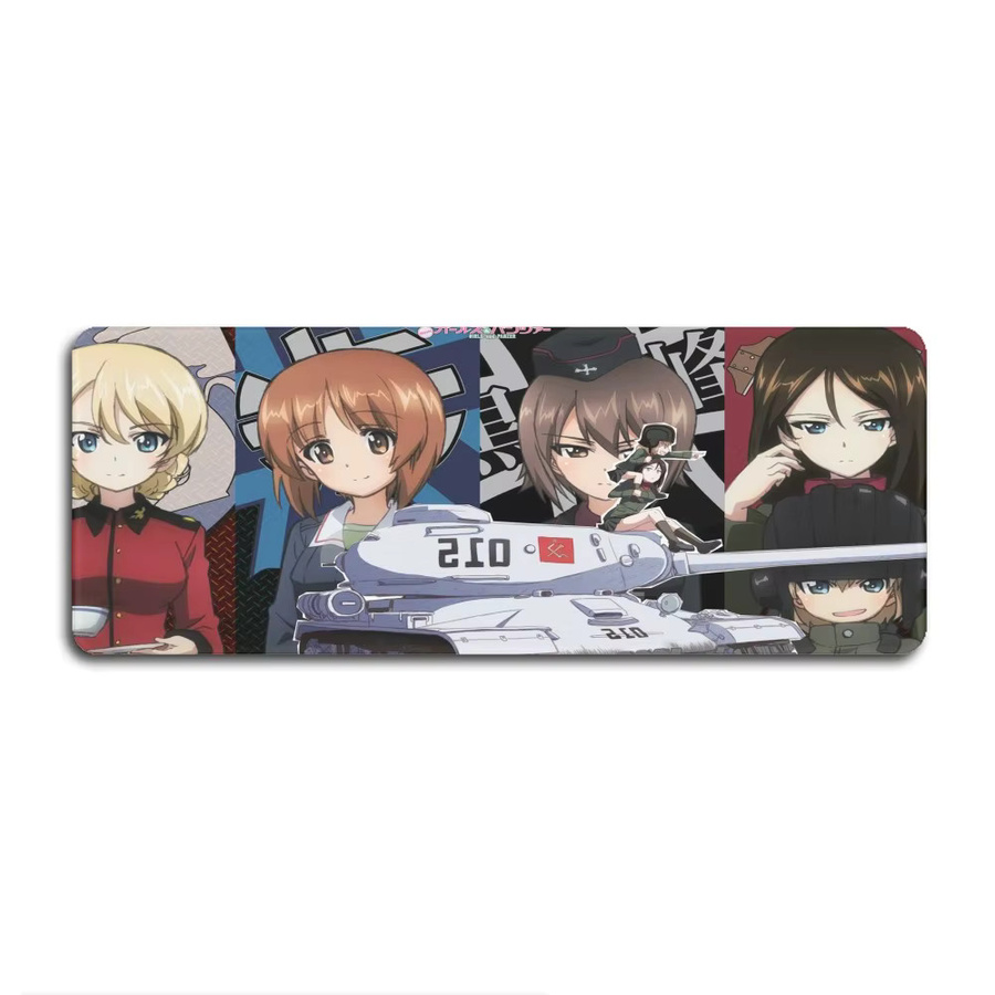GIRLS Und PANZER Custom Skin Verdicktes Mauspad als übergroße Gaming-Tastaturmatte und Notebook-Tischmatte in Multicolour - Bild 7