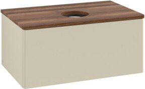 V&B Waschtischunterschrank Antao mit Beleuchtung, Walnuss, B/T/H: 80 x 36 x 50 cm - Bild 1
