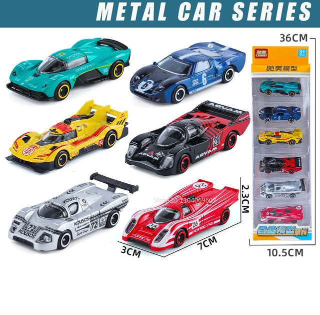 Linyi toy car Rennwagen, Modell Spielzeug, 1:64er Serie, ab 14 Jahre - Bild 1
