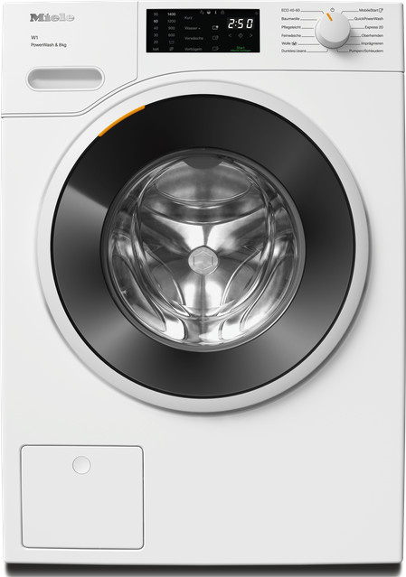 Miele W1 WhiteEdition WWB 360 WPS Waschmaschine Frontlader, Lotosweiß, 8 kg, 1400 U/min - Bild 1