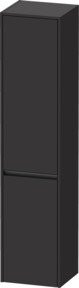Duravit Hochschrank Ketho.2 in Graphit Matt mit 2 Türen und Glasfachböden, B/T/H: 40 x 36 x 176 cm - Bild 1