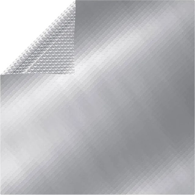 furnicato Rechteckige Poolabdeckung aus PE in Silber, B x T: 1000 x 600 cm - Bild 1
