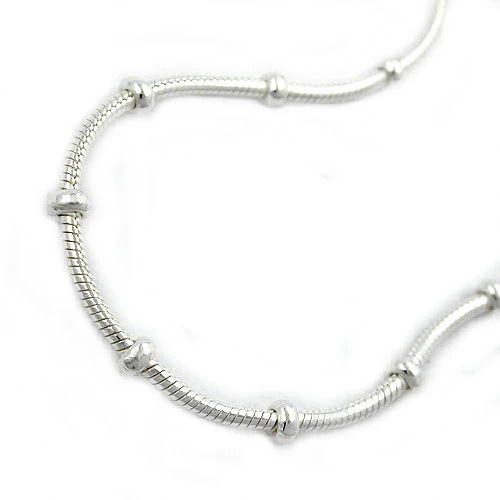 SIGO Kette Schlange, 925 Silber, 42 cm, Unisex - Bild 1