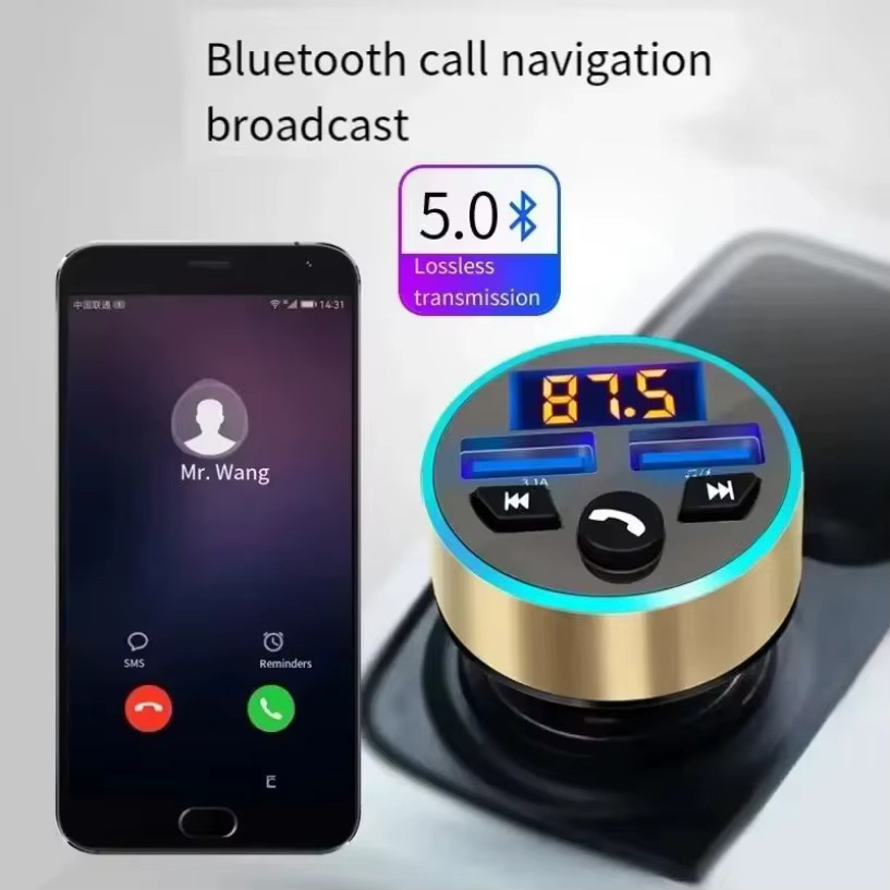 VIKEFON Bluetooth FM-Transmitter mit MP3-Player, Schnellladefunktion und Freisprecheinrichtung für dein Auto - Bild 3