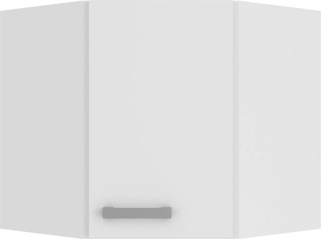 OPTIFIT Oslo214 Küchen-Eckoberschrank in Weiß mit Feinstruktur, B/T: 60 x 60 cm - Bild 1