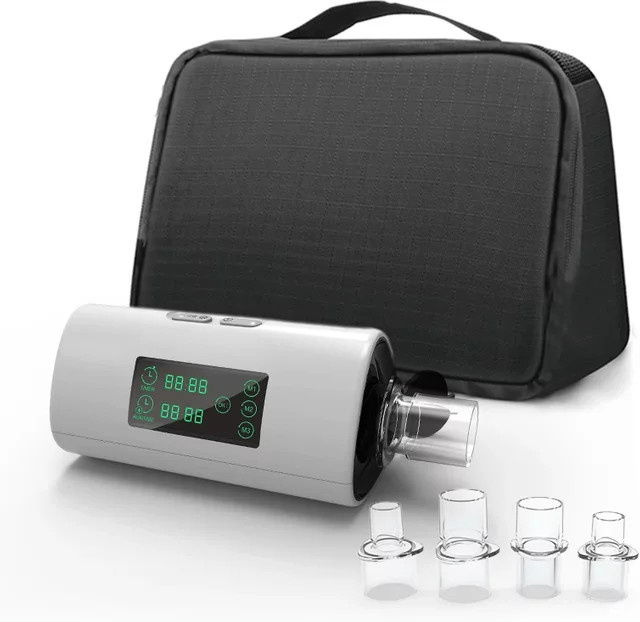 AFDEAL Tragbarer CPAP-Reiniger und Sterilisator für APAP und BiPAP-Masken sowie Schläuche in Weiß mit 3 Modi und Ozon-Ionisator - Bild 1