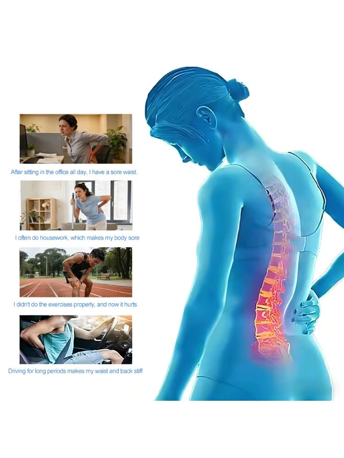 Raiuleko Rotlichttherapie-Gürtel mit elektrischer Heizung, Damen - Bild 5