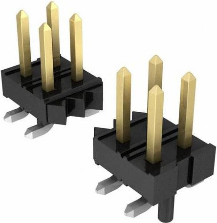 Molex Stiftleiste Standard 2 Reihen in Gold mit Kunststoffgehäuse - Bild 1