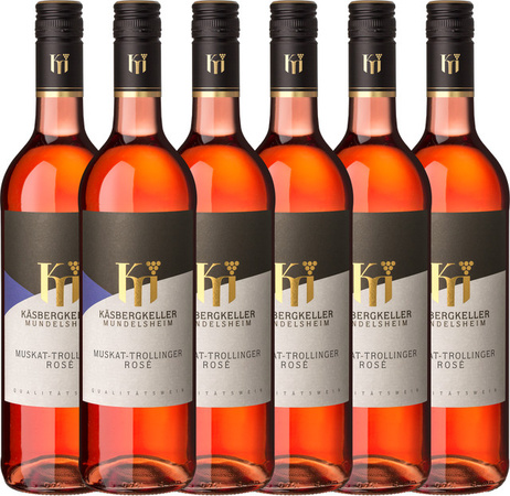 Lauffener Weingärtner eG Muskatrollinger Roséwein Qualitätswein 6 x 0,75 l
