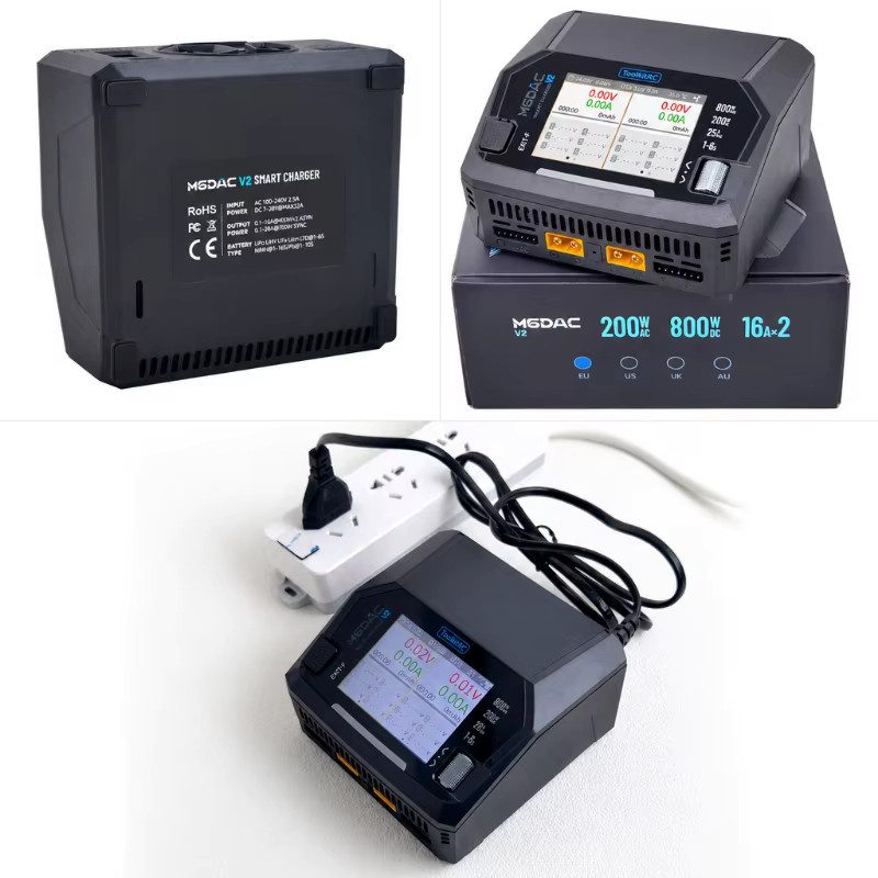 ToolkitRC M6DAC V2 Intelligentes Schnell-Ladegerät für LiPo und LiHV 1-6S Akkus in Schwarz - Bild 5