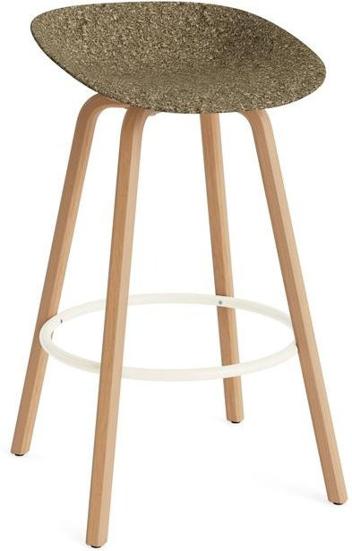 Normann Copenhagen Mat Barhocker aus Buche und Hanf in Green - Bild 1
