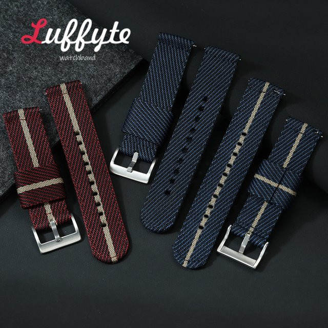 luffyte Uhrenarmband Nylon, Schnellverschluss, Unisex - Bild 1