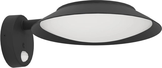 Eglo LED-Solar-Wandleuchte Cerrisi mit Bewegungssensor in Schwarz, B/H: 10,5 x 25 cm - Bild 1