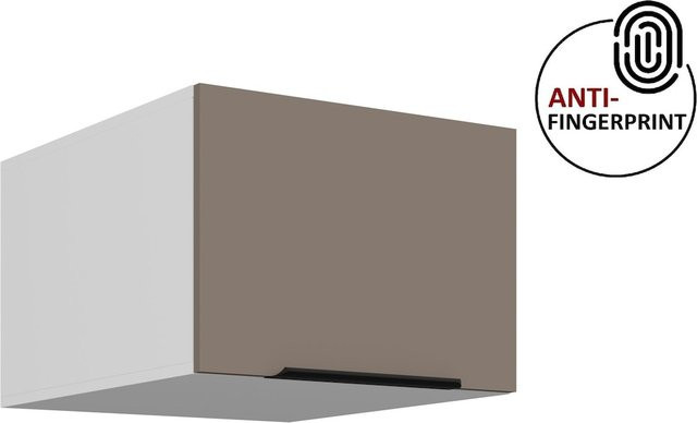 Küchen Aufsatzschrank ARIA Sandgrau matt wandmontiert Breite: 50 cm - Bild 1