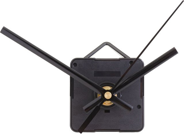 Quarzuhr mit Zeiger von Creativ Company in Schwarz mit Ziffernblattstärke bis 6 mm - Bild 1