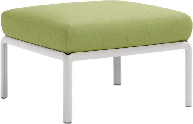 Nardi Komodo Pouf Gartenmöbel mit Polstern in Weiß und Grün - Bild 1