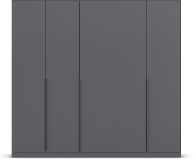 RAUCH Drehtürenschrank Alabama in Graumetallic mit integrierten Schubladen, B/T/H: 229 x 54 x 226 cm - Bild 1