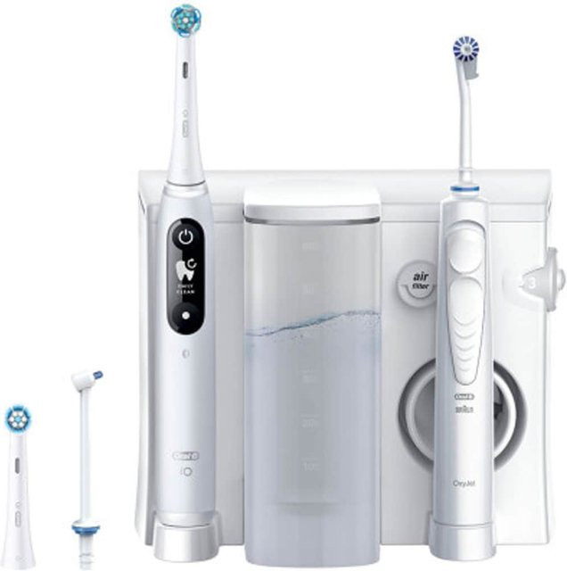 Oral-B Oral Health Center Oxyjet + iO6 Zahnpflegesystem, White - Bild 2