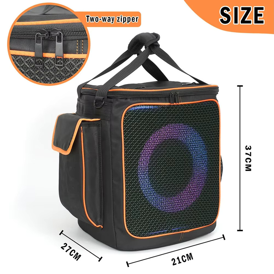 EVA Lautsprecher Rucksack für JBL Partybox Encore Schutzhülle in Schwarz mit Doppel-Schulterriemen - Bild 5