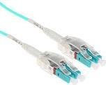 ACT Multimode Glasfaserkabel OM3 Polarity Twist mit LC-Steckern, 7 Meter, Blau/Mehrfarbig (RL8307) - Bild 1