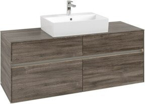 V&B Waschtischunterschrank Collaro mit LED-Beleuchtung, B/H/T: 140 x 54,8 x 50 cm - Bild 1