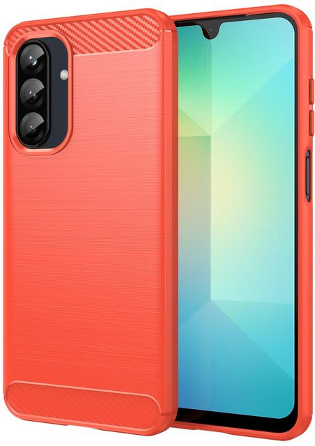 Stoßfeste Silikon TPU Schutzhülle für Samsung Galaxy A26 in Rot - Bild 1