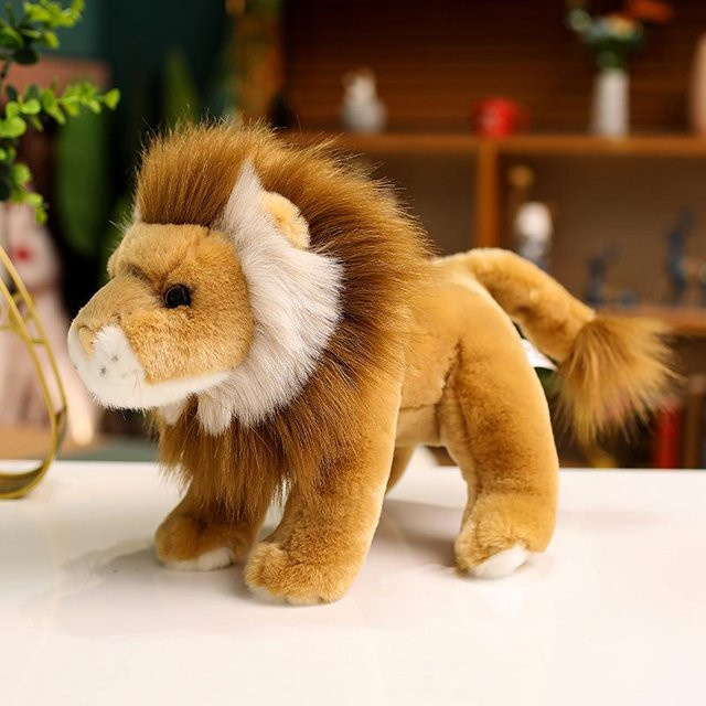 Kidsly Löwen Puppe, Gelb Weiß, Plüsch / Textil - Bild 1